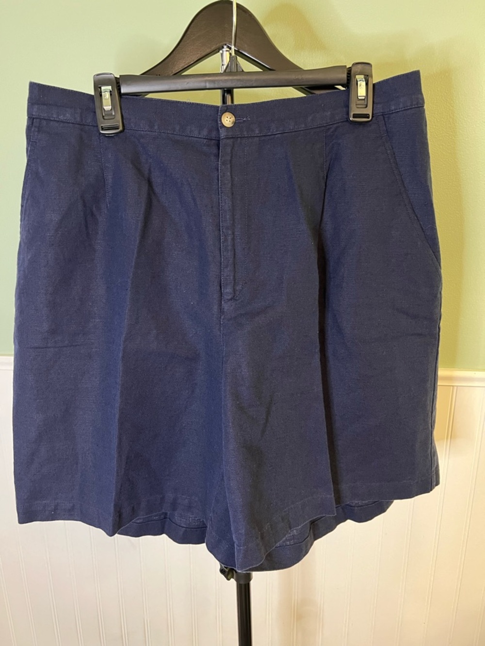 Elisabeth by Liz Claiborne Navy Blue Women's Bermuda Shorts Size 18